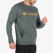 Columbia Lodge Crew Erkek Yeşil Sweatshirt