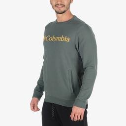 Columbia Lodge Crew Erkek Yeşil Sweatshirt