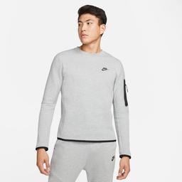 Nike Sportswear Tech Fleece Erkek Gri Sweatshirt