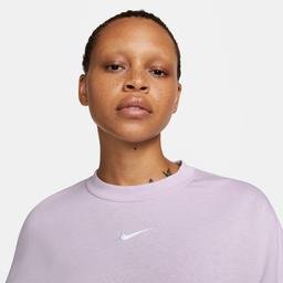Nike Sportswear Collection Essentials Kadın Mor Sweatshirt