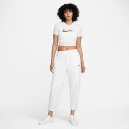 Nike Sportswear Crop Kadın Beyaz T-Shirt