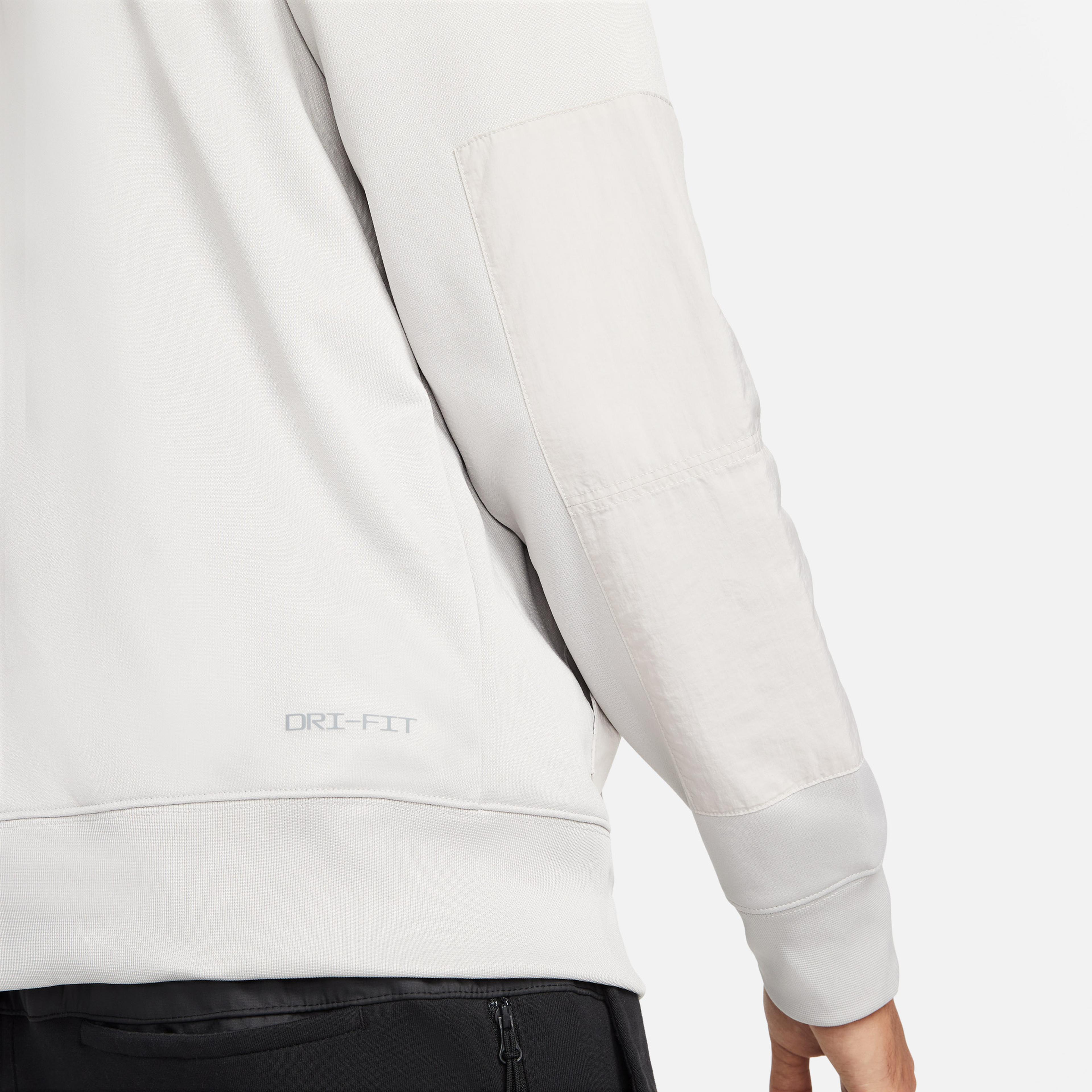 Nike Sportswear Dri-FIT Kapüşonlu Erkek Gri Sweatshirt