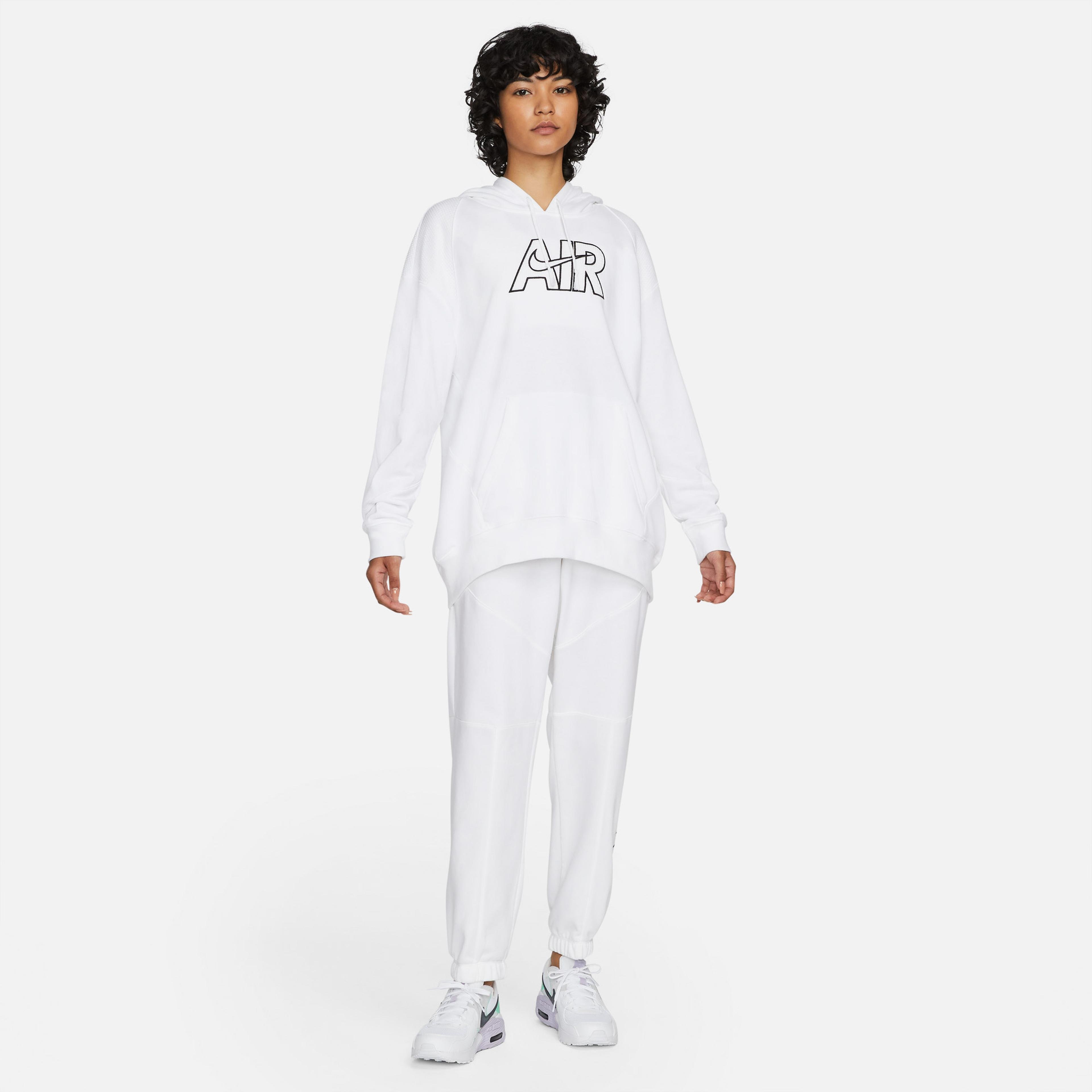Nike Air Kapüşonlu Kadın Beyaz Sweatshirt