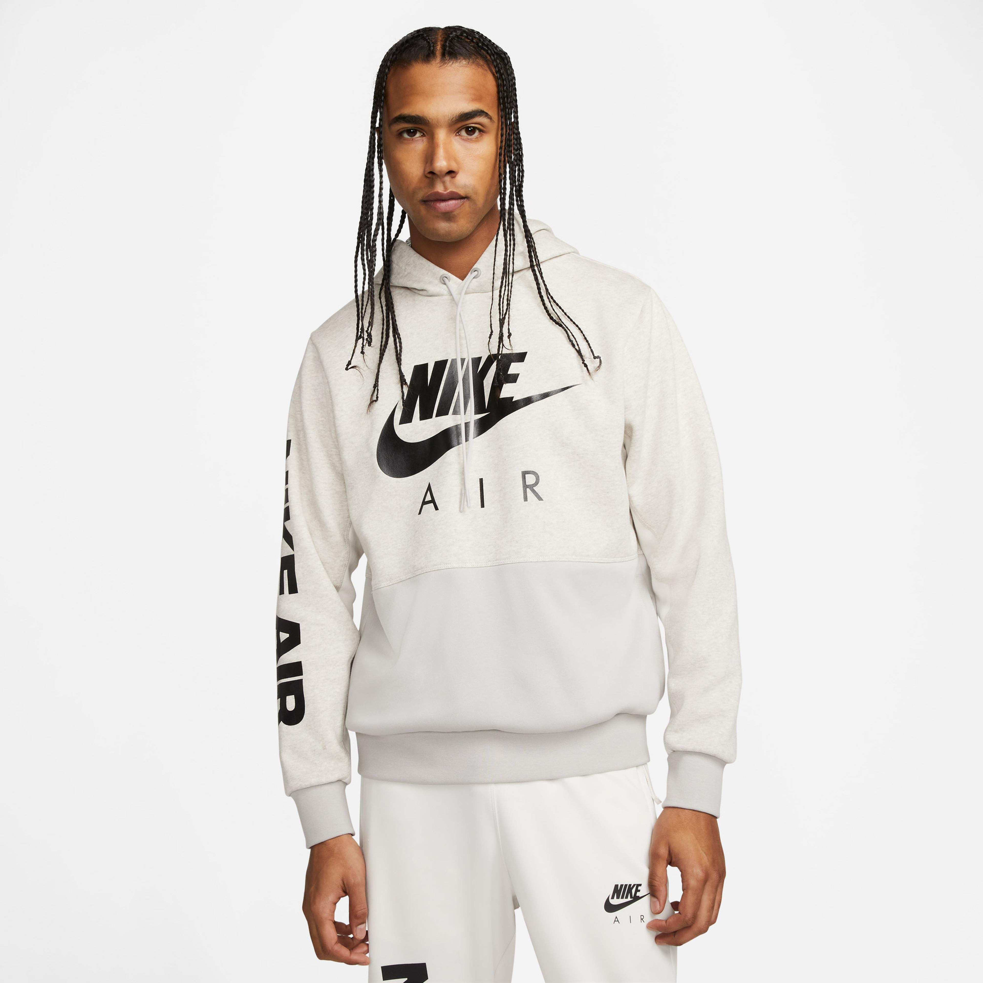 Nike Air Kapüşonlu Erkek Gri Sweatshirt
