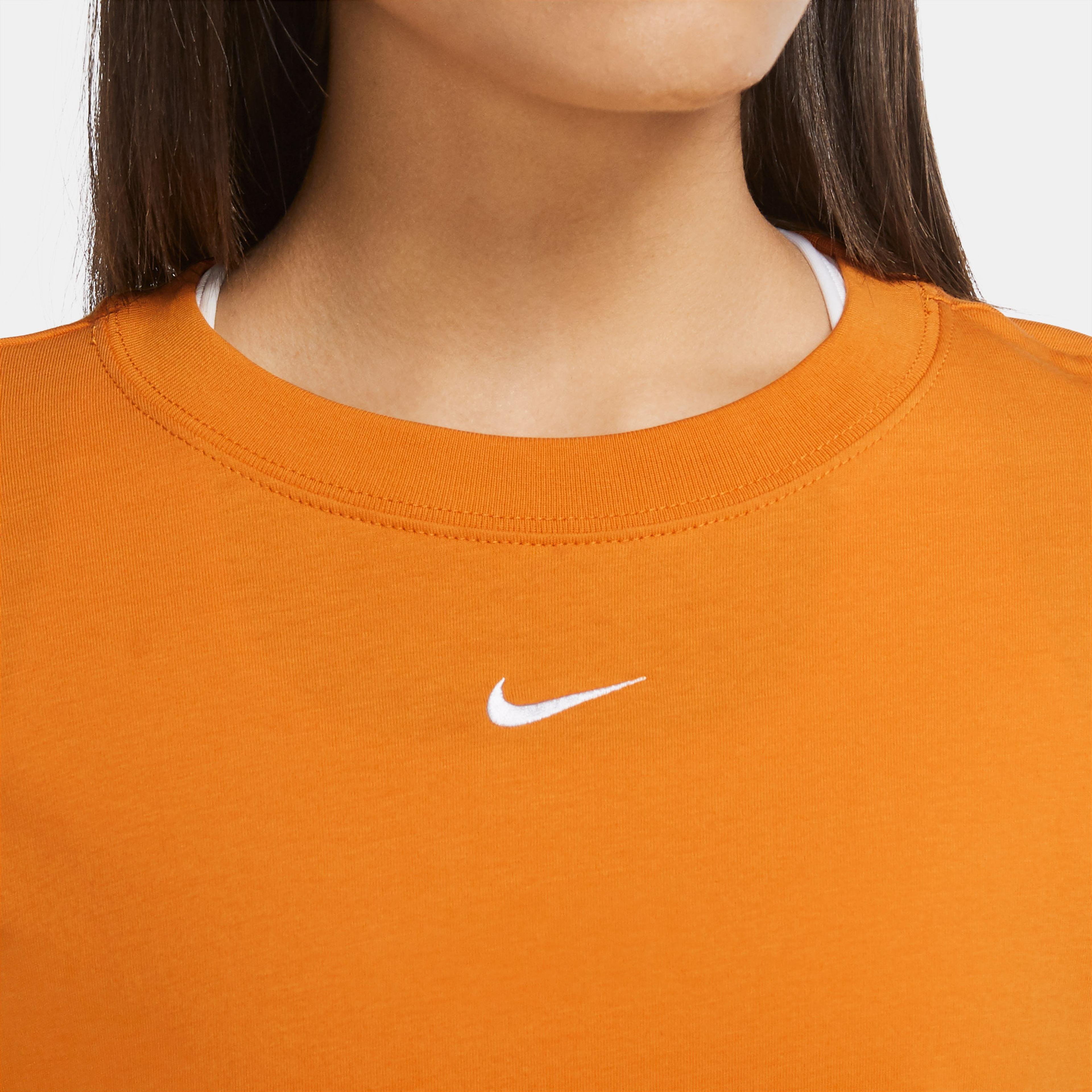 Nike Sportswear Essential Kadın Turuncu Elbise
