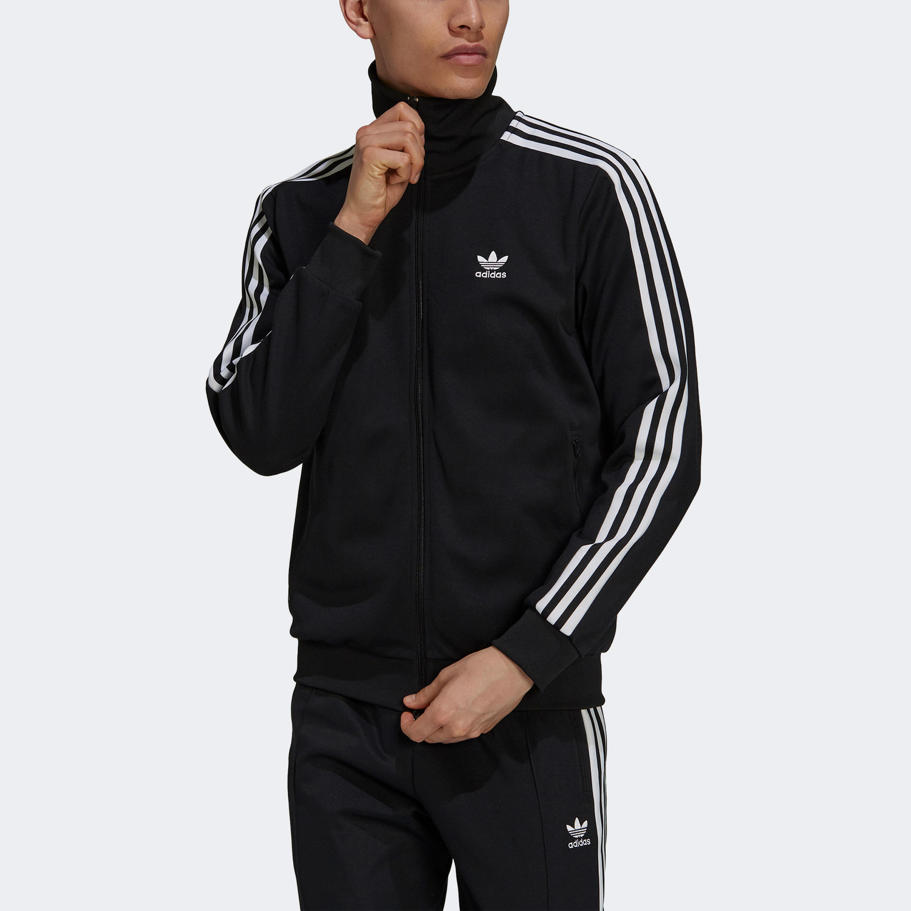 adidas Adicolor Beckenbauer Erkek Siyah Eşofman Üstü