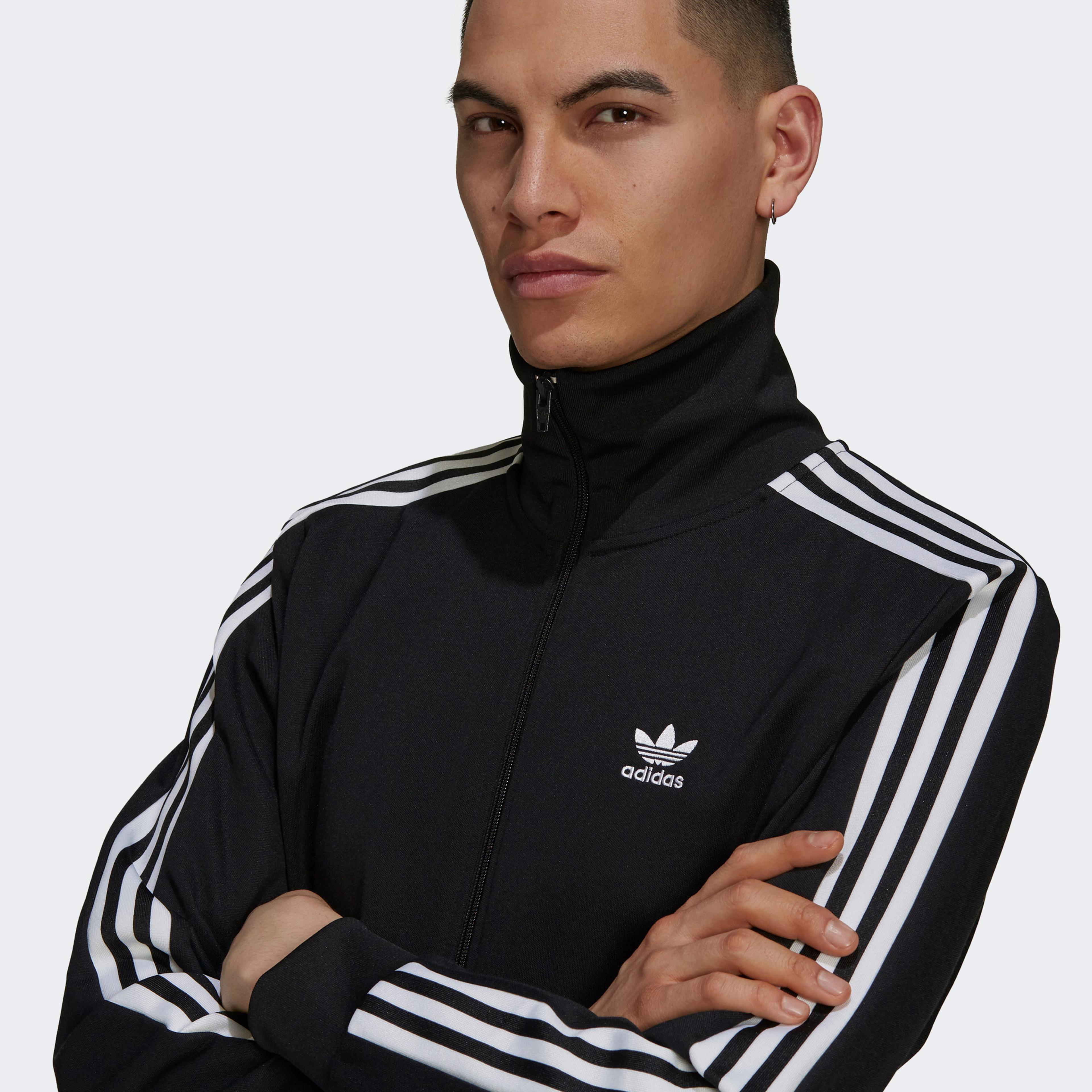 adidas Adicolor Beckenbauer Erkek Siyah Eşofman Üstü
