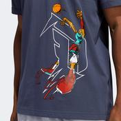 adidas Dame Avatar Erkek Lacivert T-Shirt