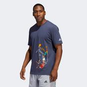 adidas Dame Avatar Erkek Lacivert T-Shirt