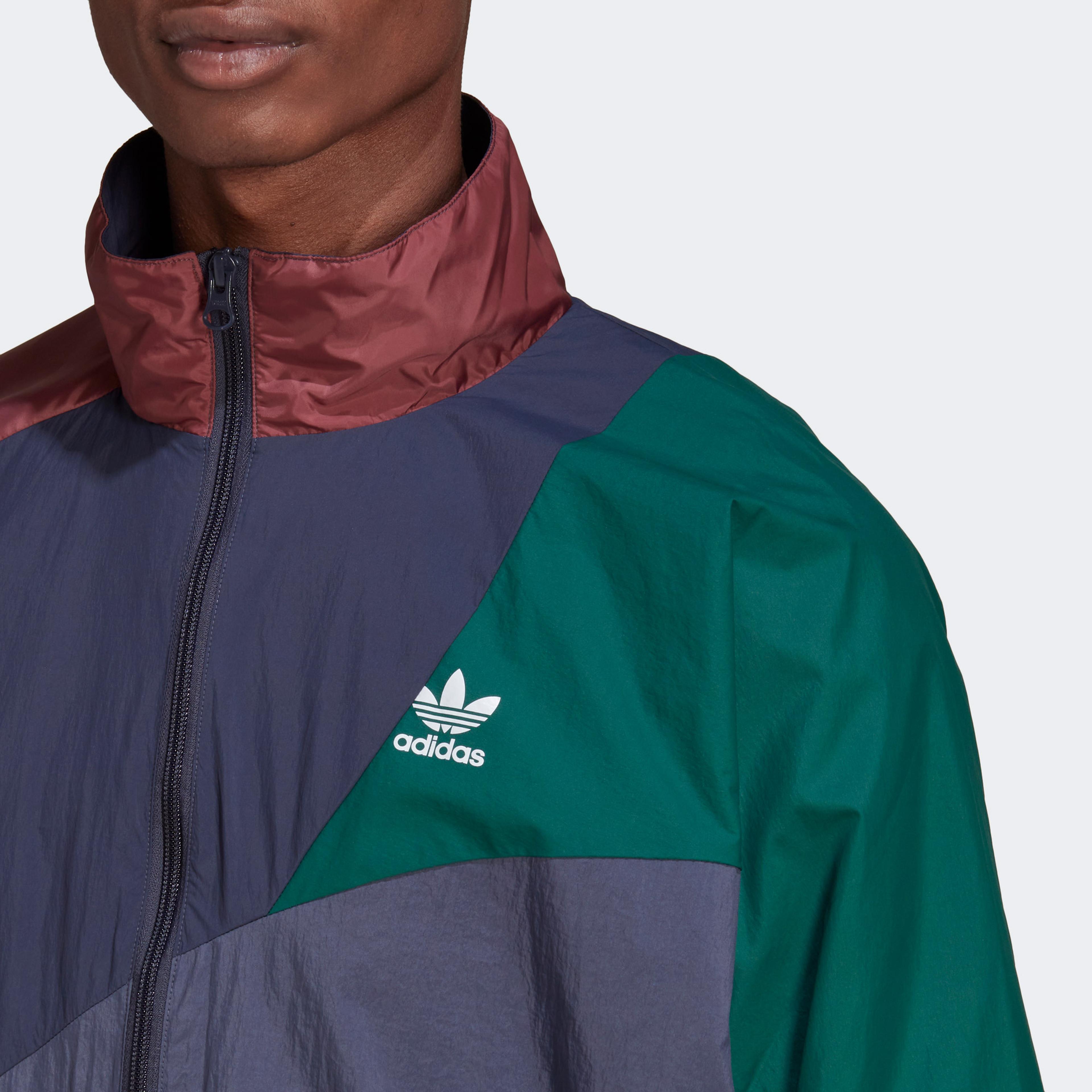 adidas Adicolor Colorblock Erkek Lacivert Eşofman Üstü