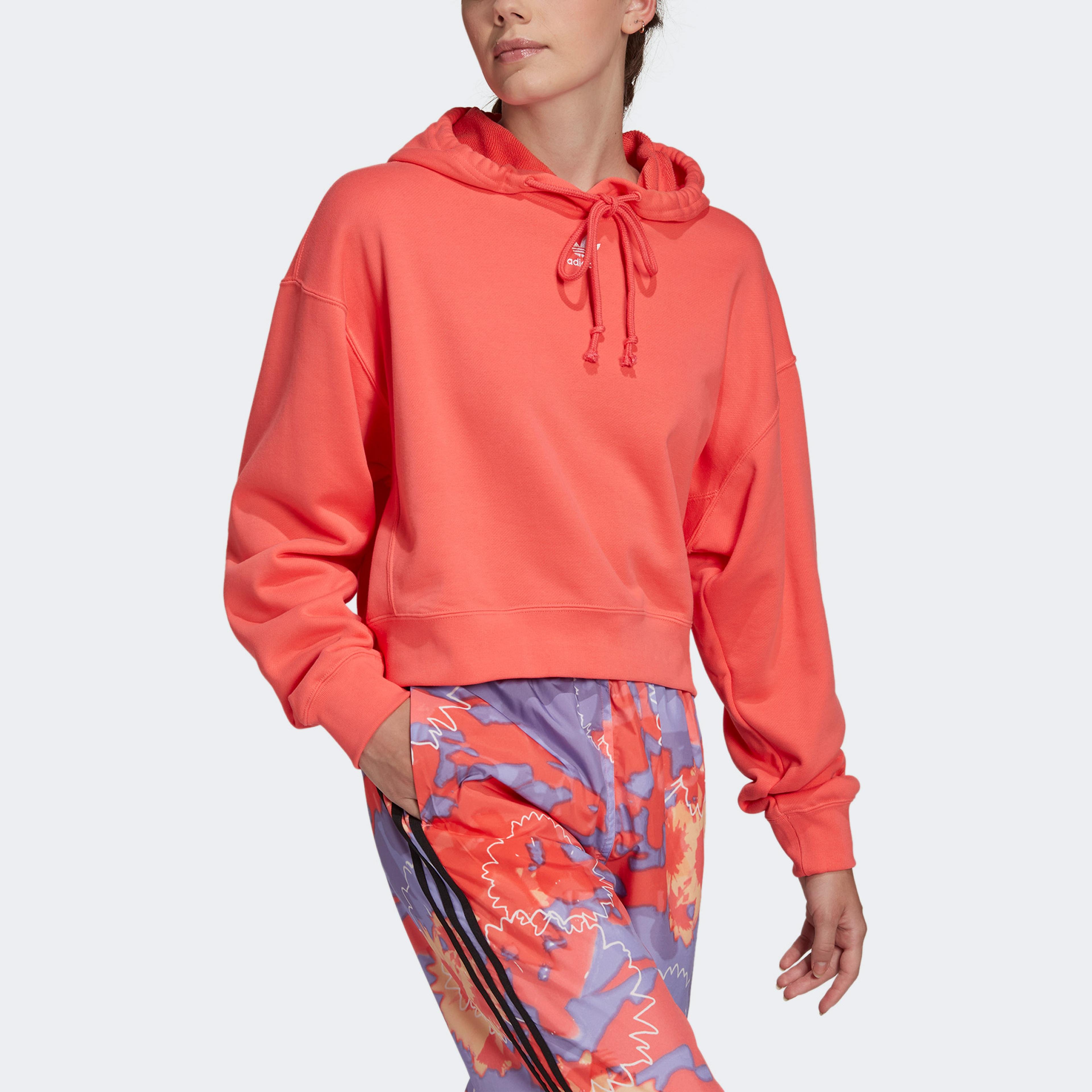 adidas Sunflower Graphic Kadın Turuncu Sweatshirt