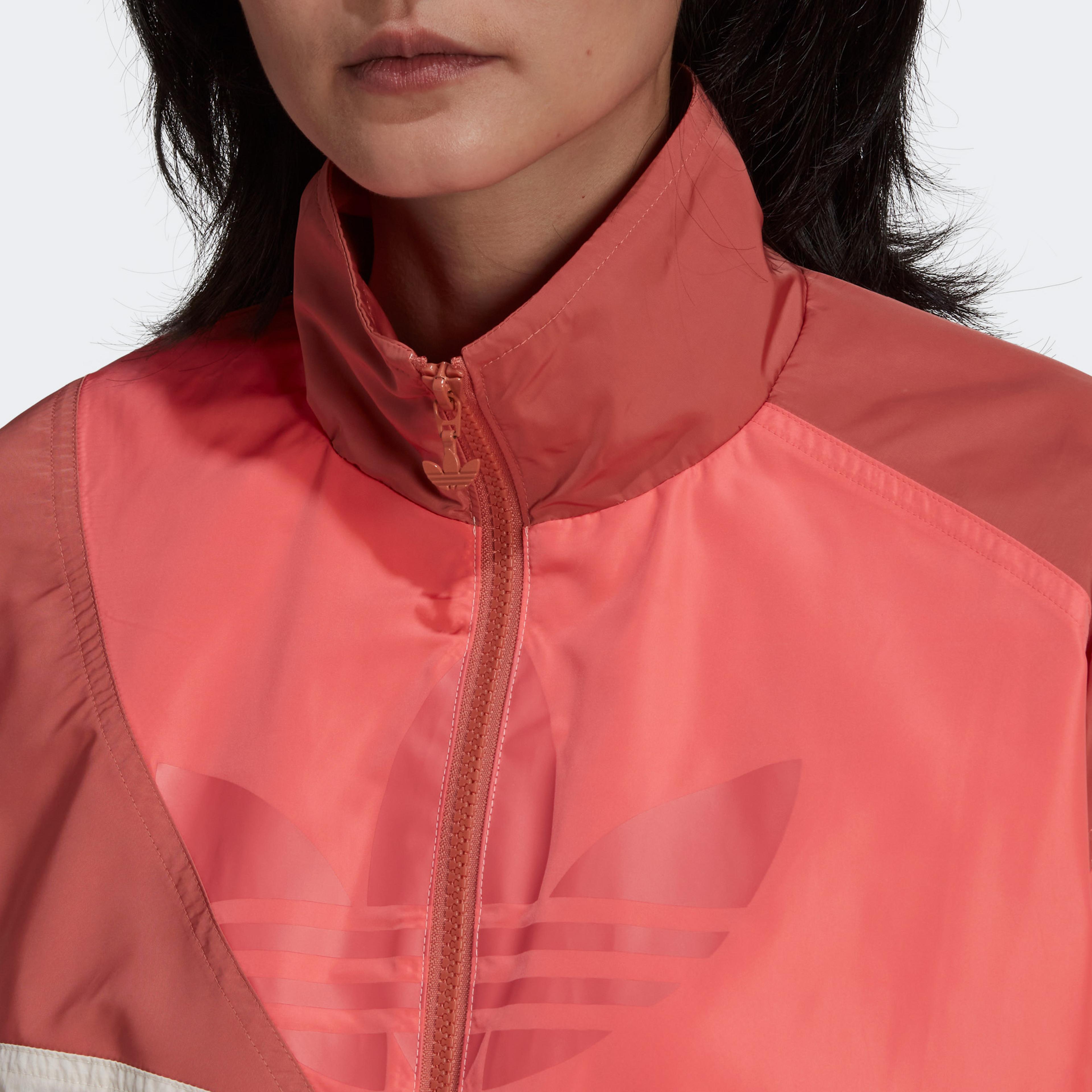 adidas Adicolor Colorblock Kadın Turuncu Eşofman Üstü