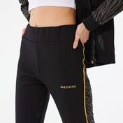 Skechers Printed Panel Slim Kadın Siyah Eşofman Altı