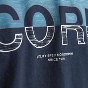 Jack & Jones Jcospace Logo Crew Neck Erkek Lacivert T-Shirt
