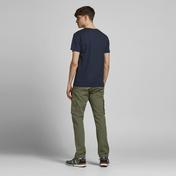 Jack & Jones Jcospace Logo Crew Neck Erkek Lacivert T-Shirt