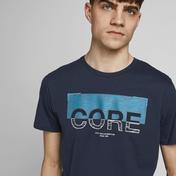 Jack & Jones Jcospace Logo Crew Neck Erkek Lacivert T-Shirt