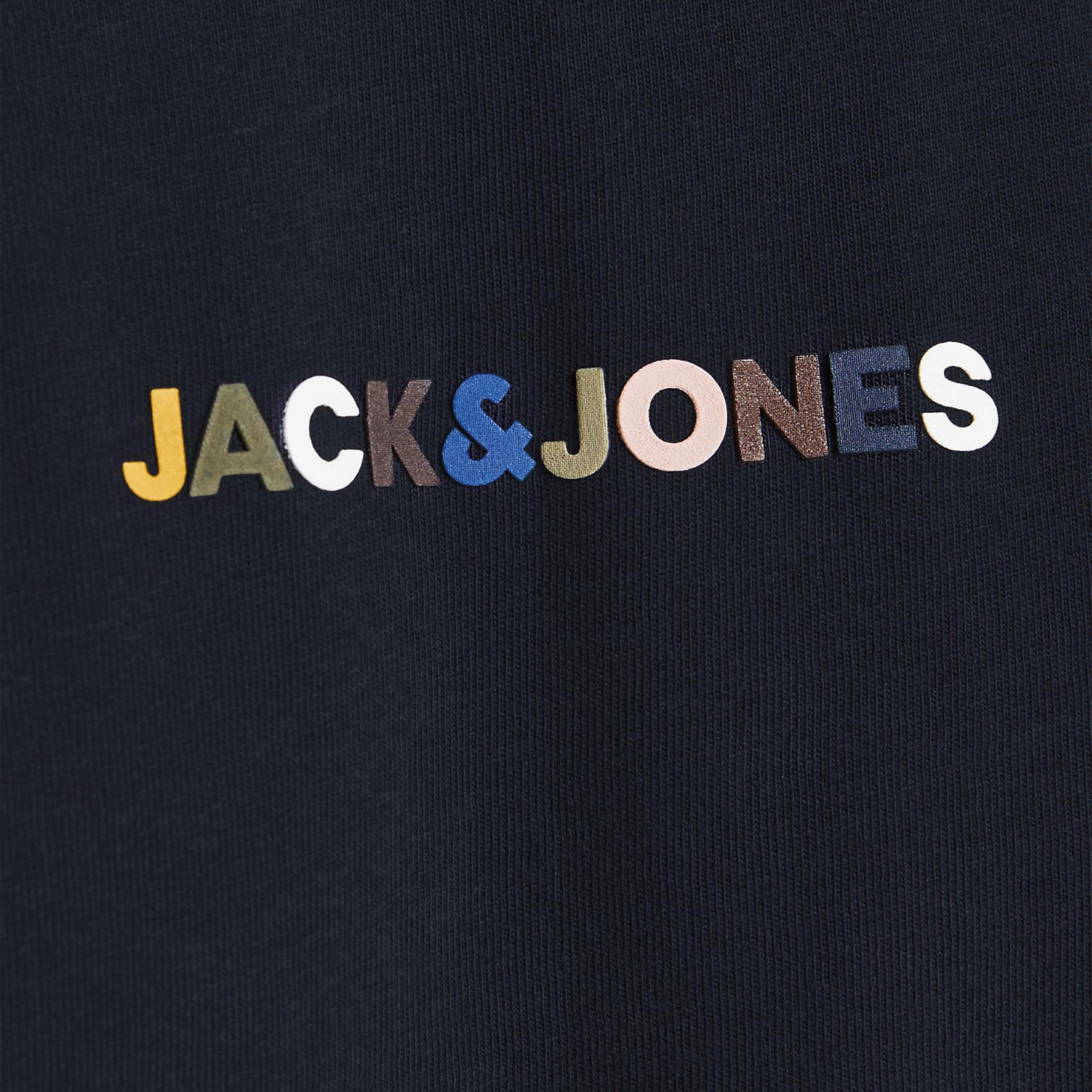 Jack & Jones Jprblubooster July 2021 Erkek Siyah Rengi Sweatshirt