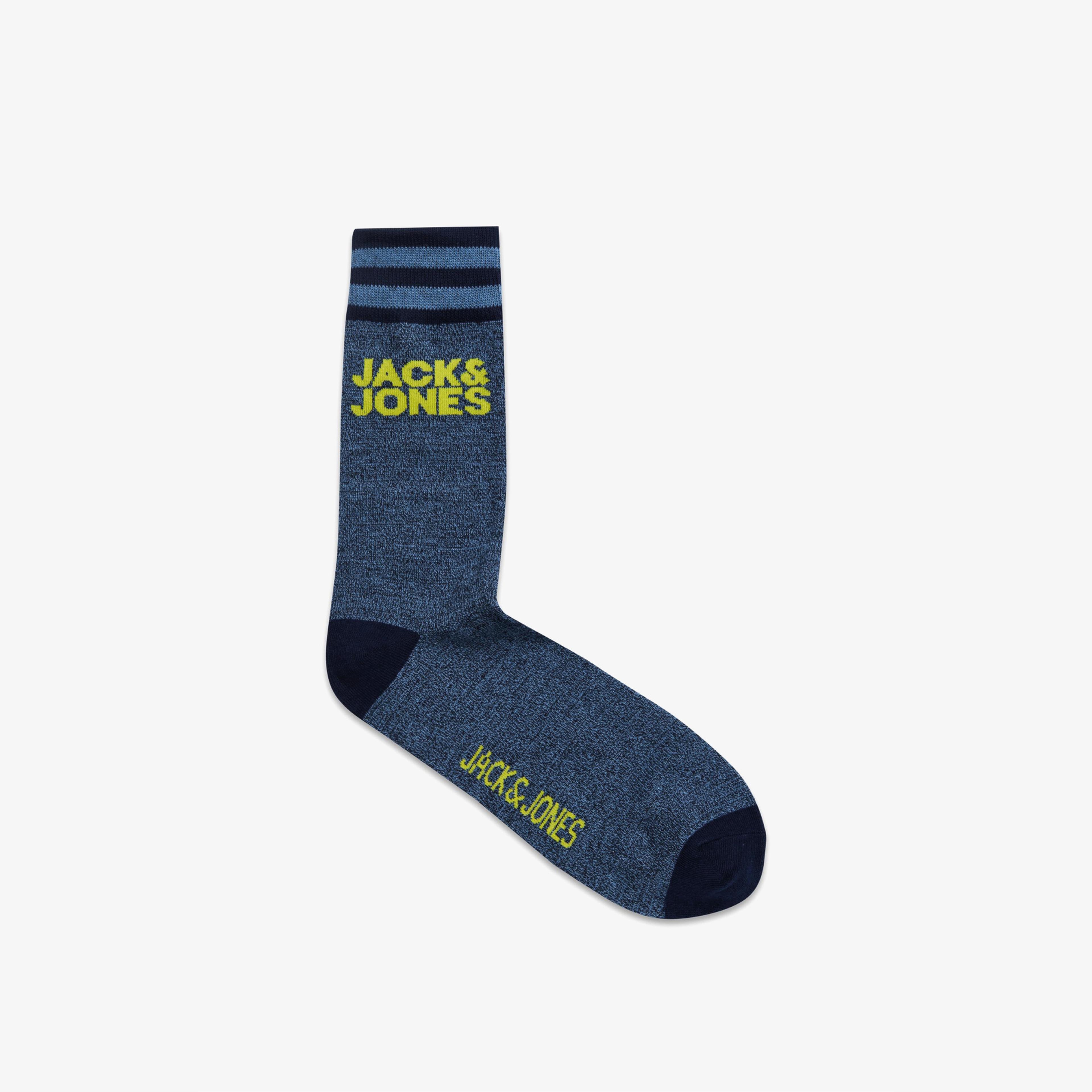Jack & Jones Jacmelange Logo 5'li Erkek Turuncu Çorap