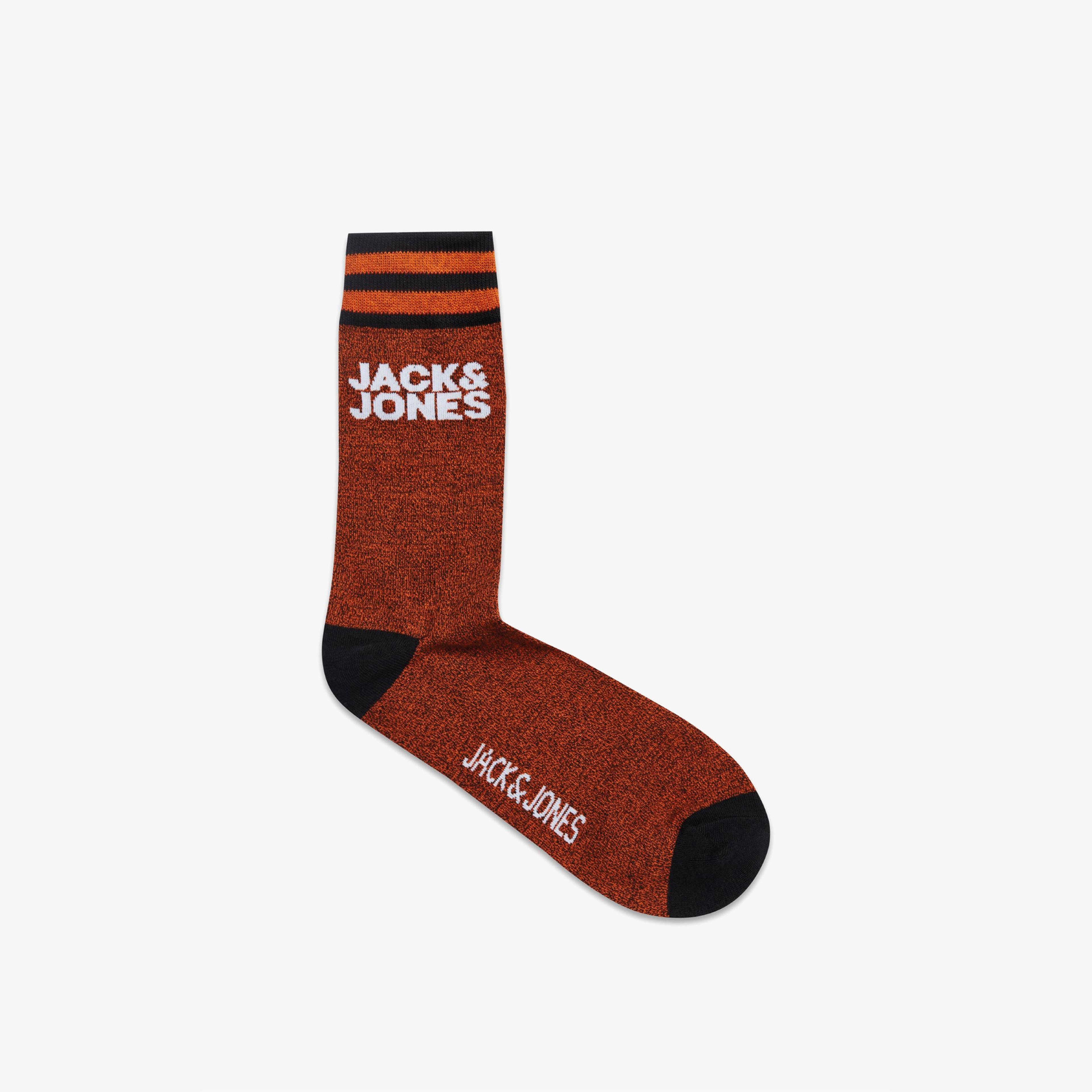 Jack & Jones Jacmelange Logo 5'li Erkek Turuncu Çorap