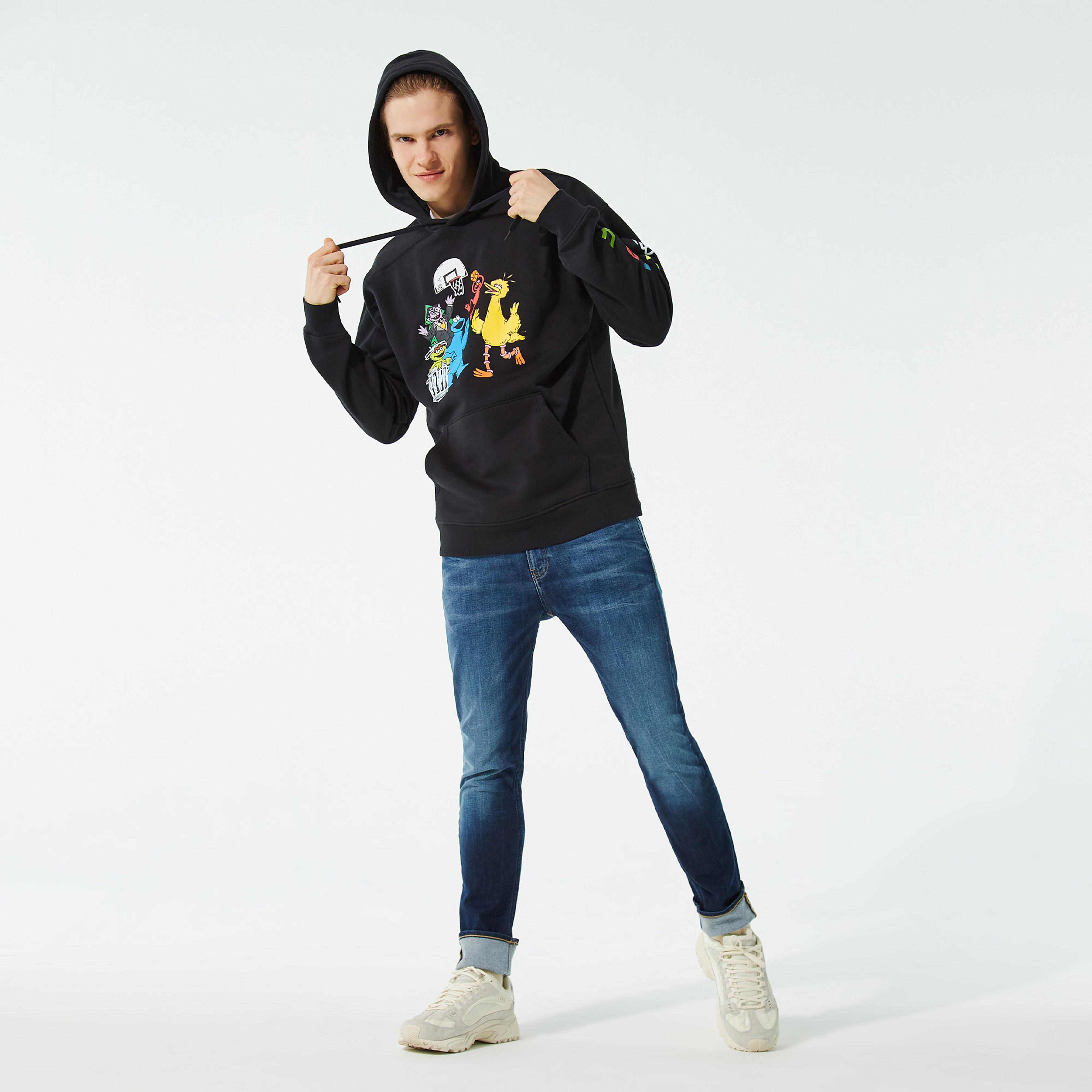 Under Armour Curry Sesame Street Fleece Erkek Siyah Sweatshirt