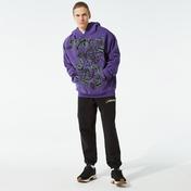 Urban Theory Parçalı Baskılı Erkek Mor Sweatshirt