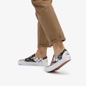 Vans UA Classic Slip-On Patchwork Kadın Kahverengi Sneaker