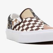 Vans UA Classic Slip-On Patchwork Kadın Kahverengi Sneaker