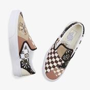 Vans UA Classic Slip-On Patchwork Kadın Kahverengi Sneaker