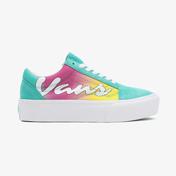 Vans Ua Old Skool Platform Kadın Yeşil Sneaker