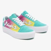 Vans Ua Old Skool Platform Kadın Yeşil Sneaker