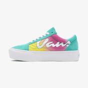 Vans Ua Old Skool Platform Kadın Yeşil Sneaker