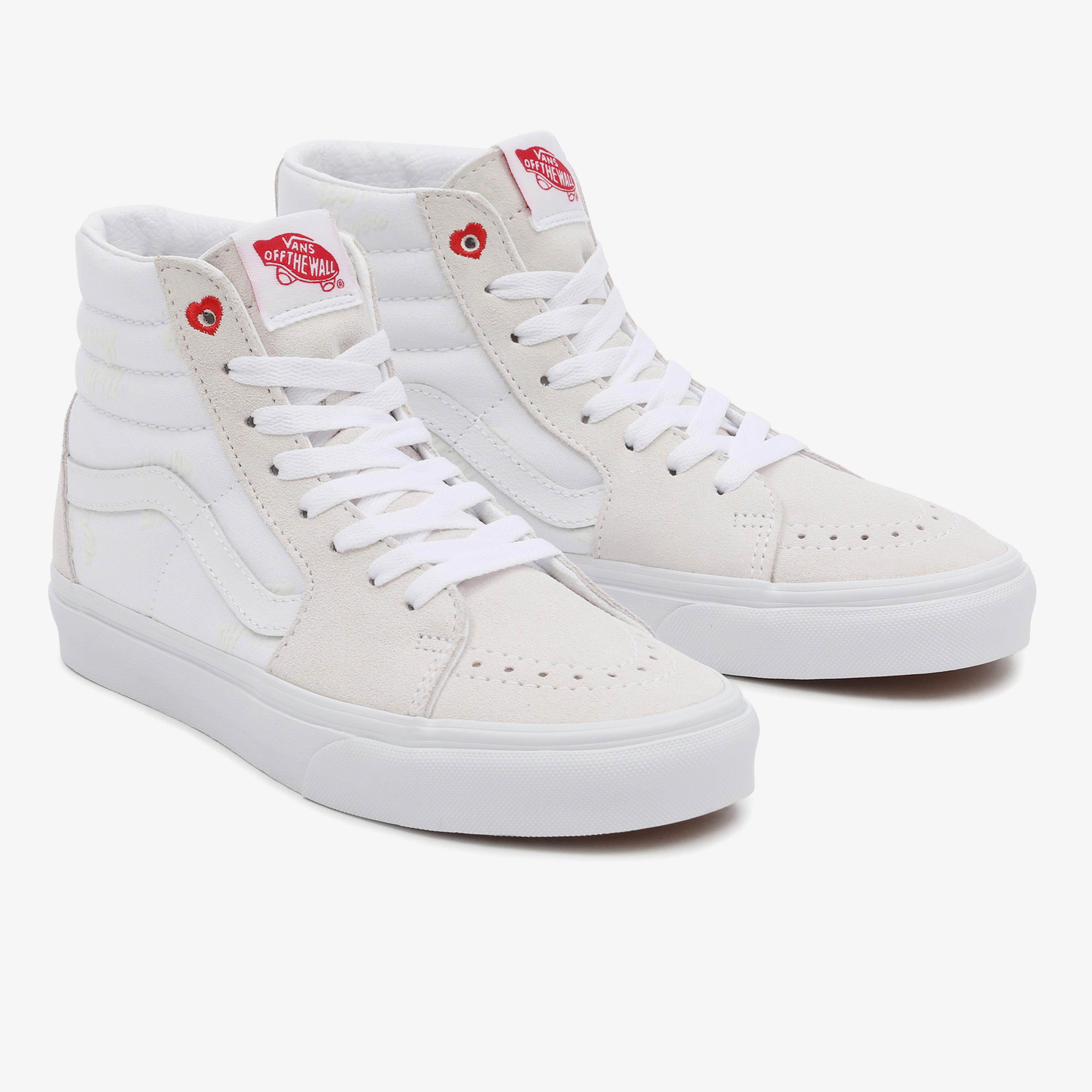 Vans Waffle Lovers Sk8-Hi Unisex Beyaz Sneaker
