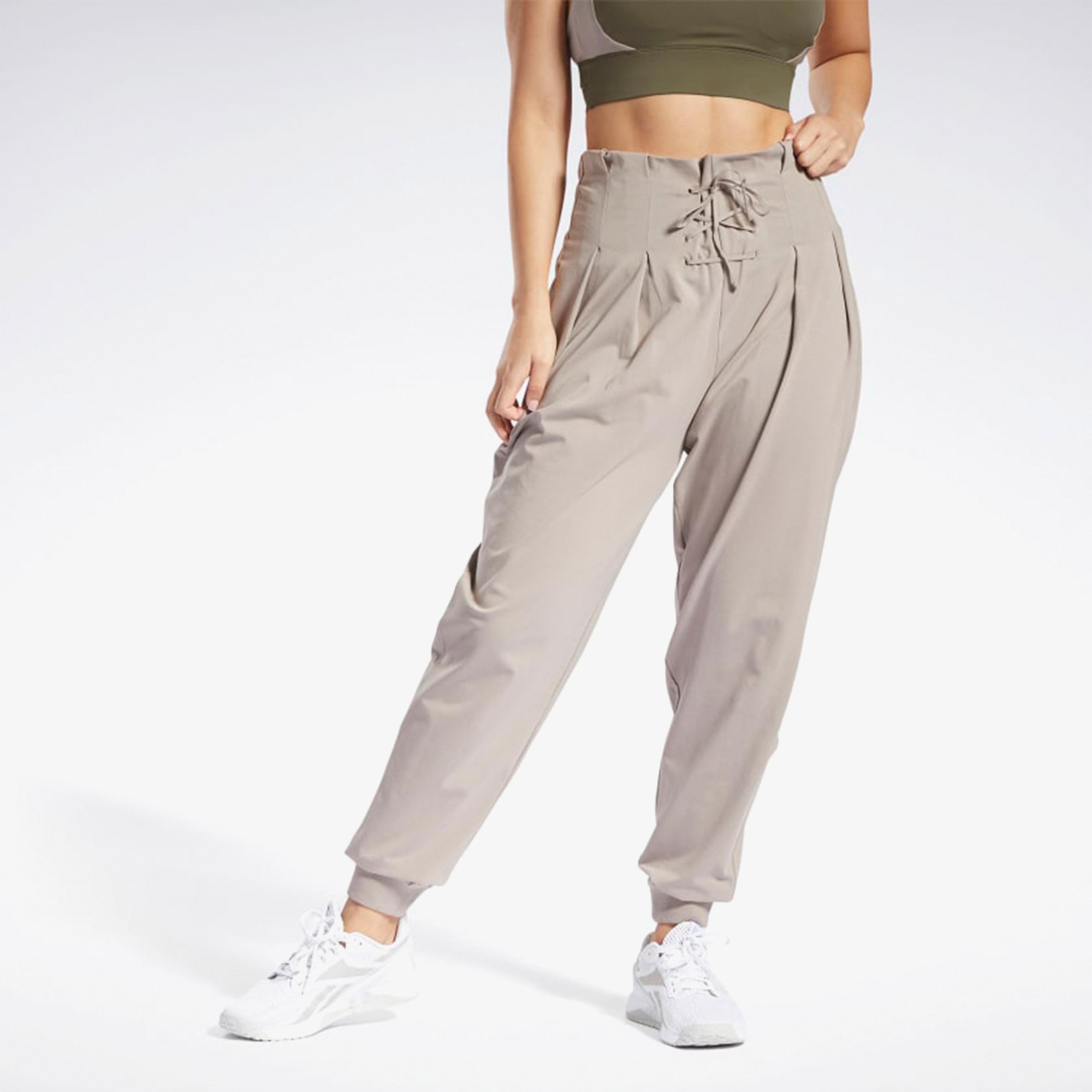 Reebok Studio Knit Kadın Bej Eşofman Altı