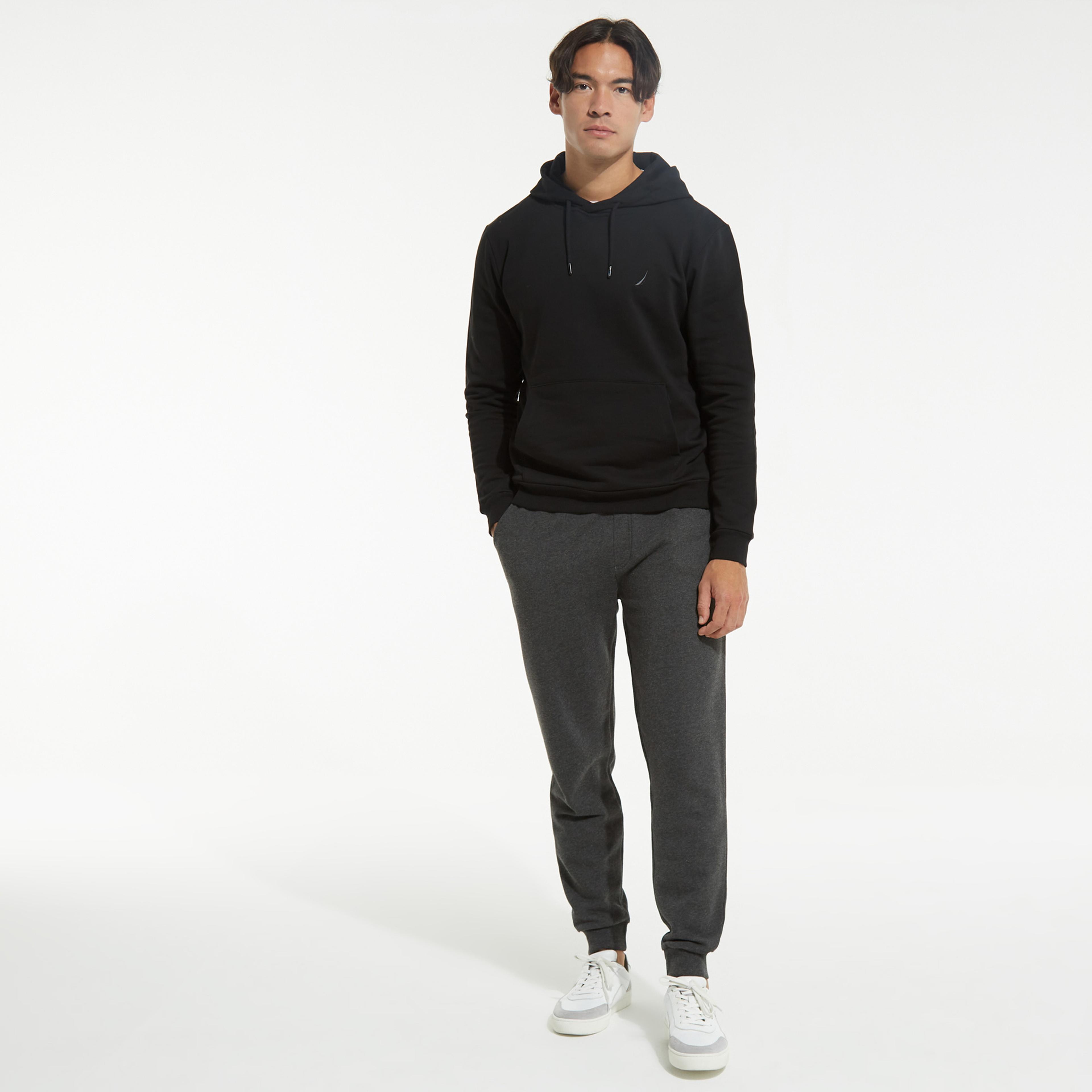 Nautica Erkek Siyah Kapüşonlu Sweatshirt