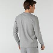 Nautica Erkek Gri Blok Desenli Sweatshirt
