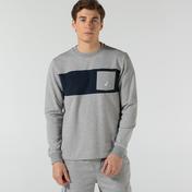 Nautica Erkek Gri Blok Desenli Sweatshirt
