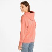 Puma Downtown Kadın Turuncu Kapüşonlu Sweatshirt