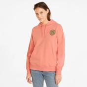Puma Downtown Kadın Turuncu Kapüşonlu Sweatshirt