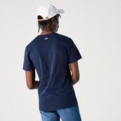 Lacoste Erkek Regular Fit Bisiklet Yaka Baskılı Lacivert T-Shirt