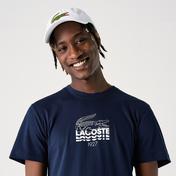 Lacoste Erkek Regular Fit Bisiklet Yaka Baskılı Lacivert T-Shirt