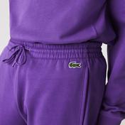 Lacoste Erkek Tapered Fit Renk Bloklu Mor Eşofman Altı
