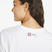 Puma x Batman Crop Kadın Beyaz T-Shirt