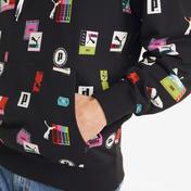 Puma Brand Love Erkek Siyah Kapüşonlu Sweatshirt