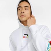 Puma Brand Love Multiplacement Erkek Beyaz Kapüşonlu Sweatshirt