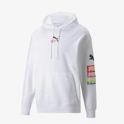 Puma Brand Love Multiplacement Erkek Beyaz Kapüşonlu Sweatshirt