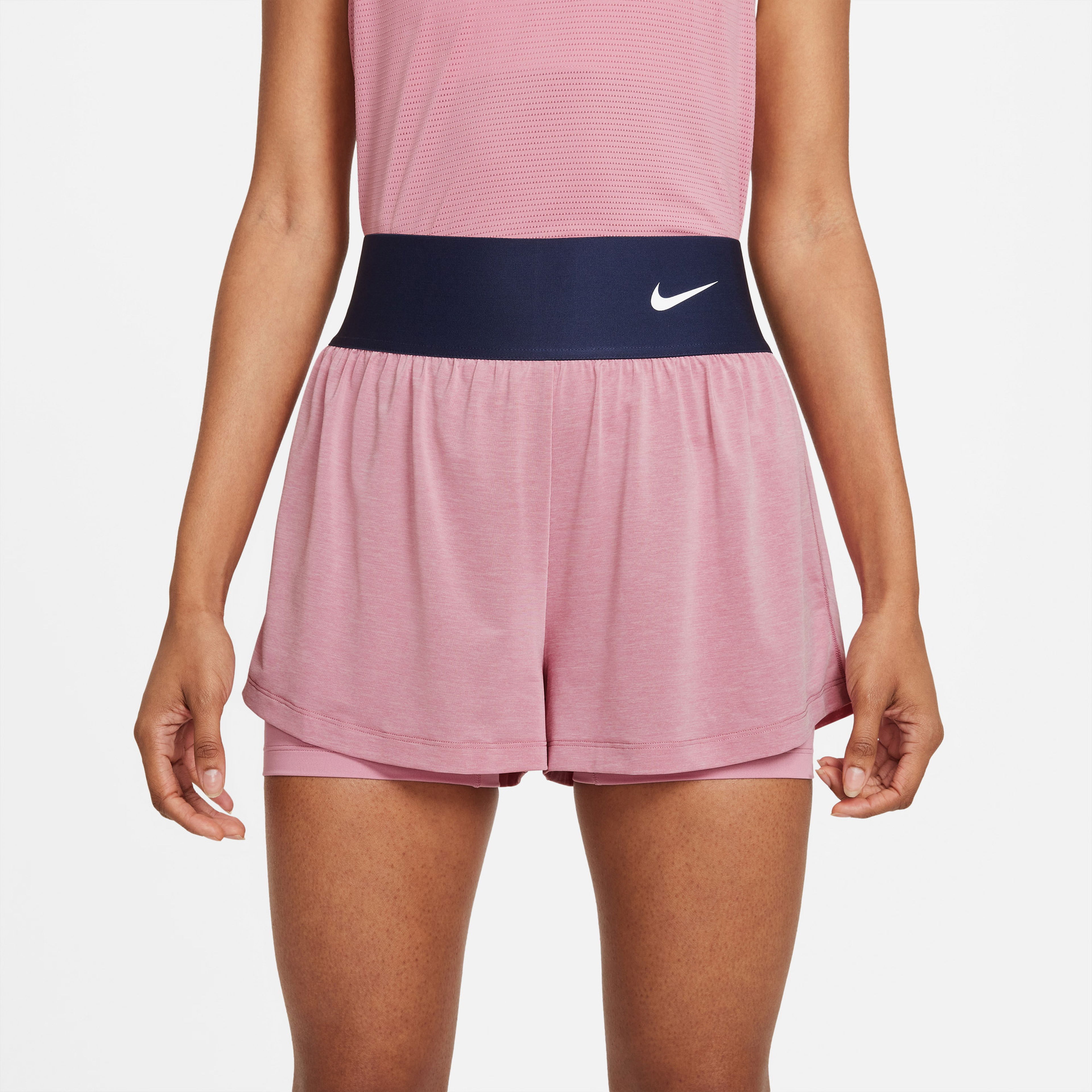 Nike Dri-Fit Advantage Kadın Pembe Şort