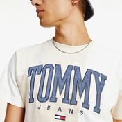 Tommy Hilfiger Collegiate Cut Sew Erkek Beyaz T-Shirt