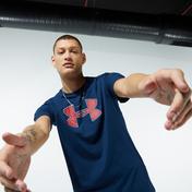Under Armour Big Logo Erkek Lacivert T-Shirt
