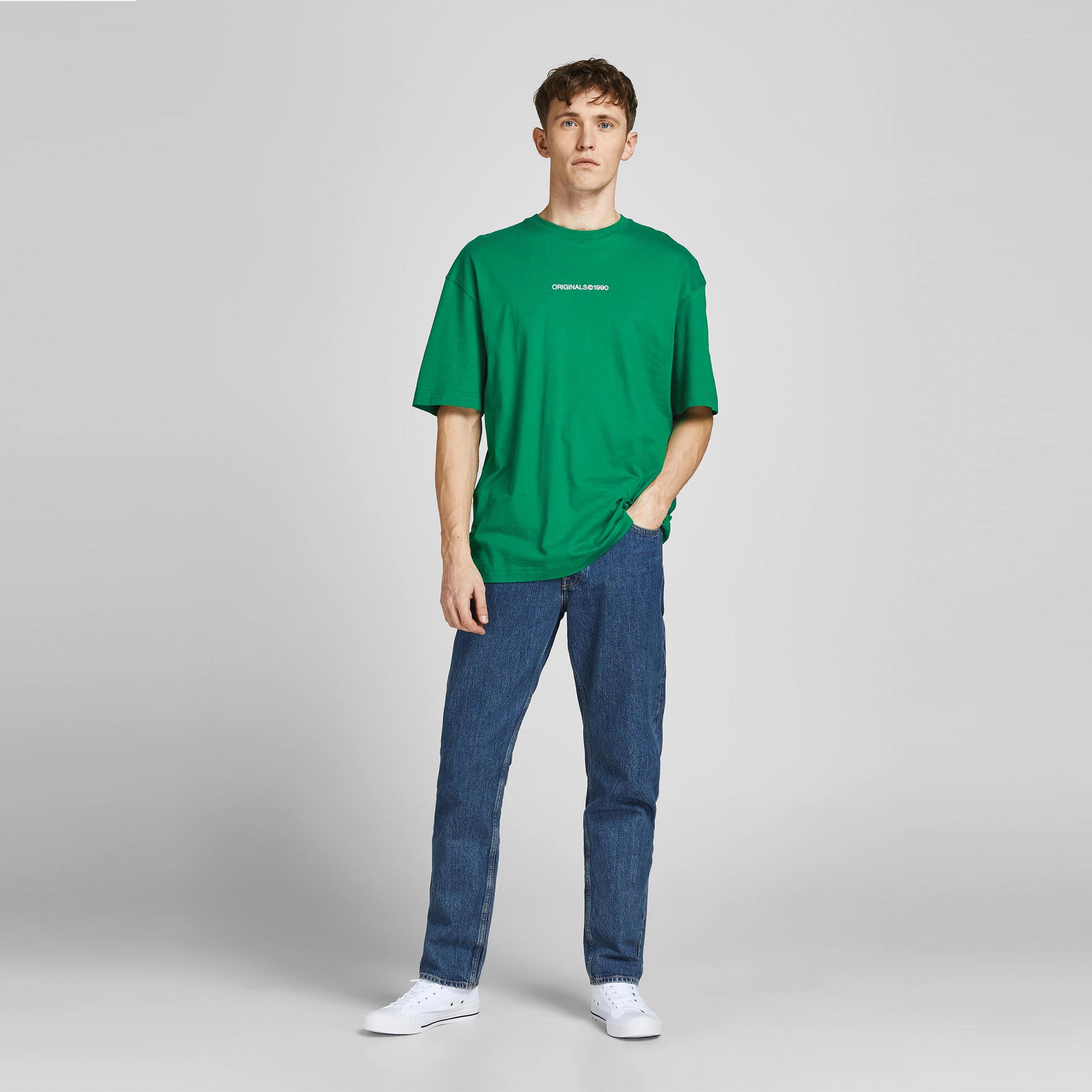 Jack & Jones Knit Erkek Yeşil T-Shirt