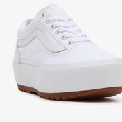 Vans UA Old Skool Stacked Platform Kadın Beyaz Sneaker